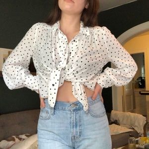 Polka Dot Blouse